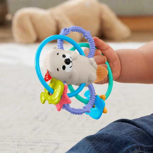 Fisher-Price Baby Rattle And Bpa-Free Teething Toy HJW12 3m+