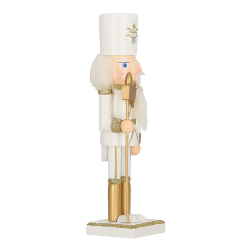 Nutcracker Christmas Decoration William 1 25cm, white