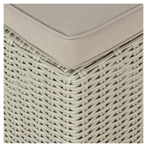 Garden Pouffe Gabbs 2pcs, grey