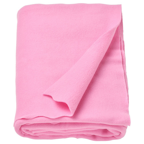 DAGGKÅPOR Throw, pink, 130x170 cm