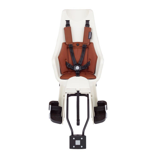 Bobike Bicycle Seat Maxi PLUS LED, frame mounted, cinnamon brown