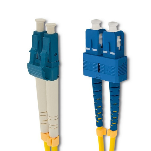 Qoltec Patchcord Fiber Optic SC/UPC - LC/UPC, Singlemode, 9/125, G652D, Duplex. 1m