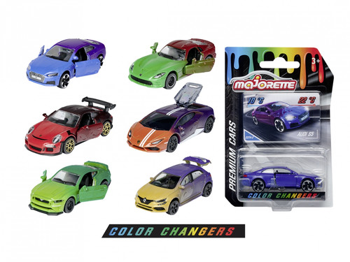 Majorette Metal Vehicle Colour Change 1pc, assorted models, 3+