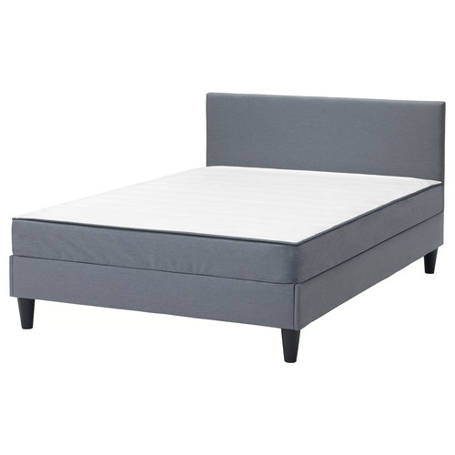 SÄBÖVIK Divan bed, firm, Vissle grey, 140x200 cm