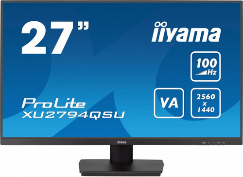 IIyama 27" Monitor XU2794QSU-B6 VA QHD HDMI DP 100H 2xUSB 3.2 2x2W