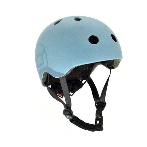 SCOOTANDRIDE Helmet for children S-M 3+ Steel