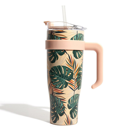Thermal Mug Miami Tropical, green