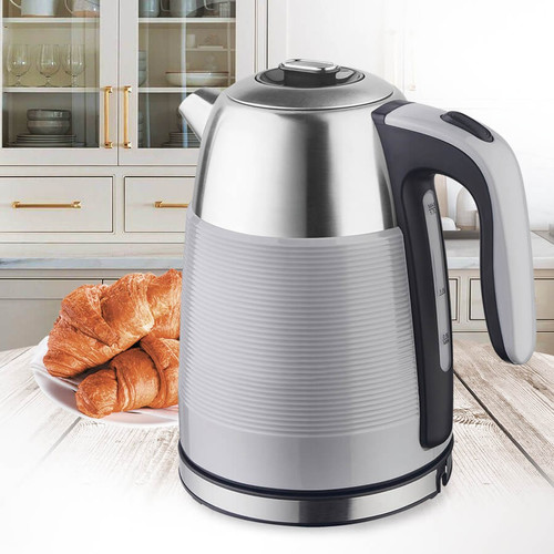 Feel Maestro 1.7L Stainless Steel Electric Kettle 2200W MR-051-GREY