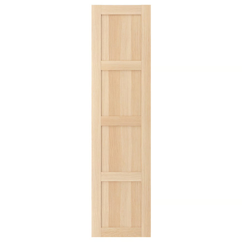 BERGSBO Door, white stained oak effect, 50x195 cm