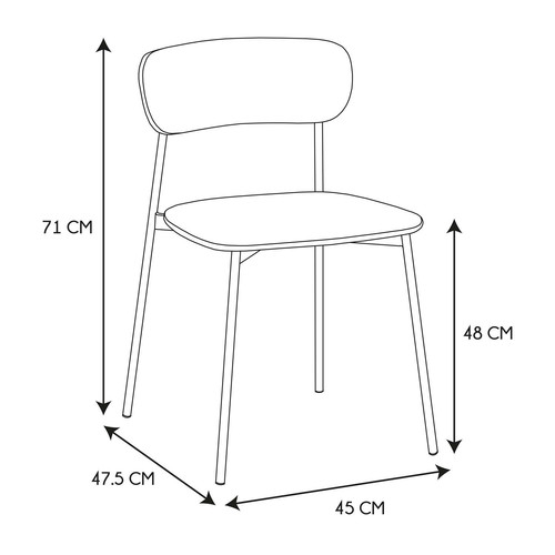 Dining Chair Loki, natural/beige