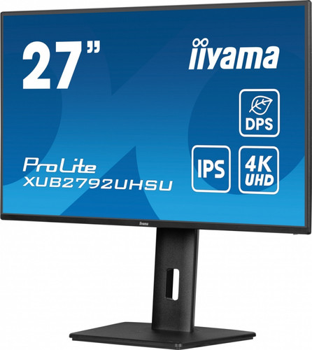 IIYAMA 27" Monitor XUB2792UHSU-B6 4K IPS DP HDMI USB-C