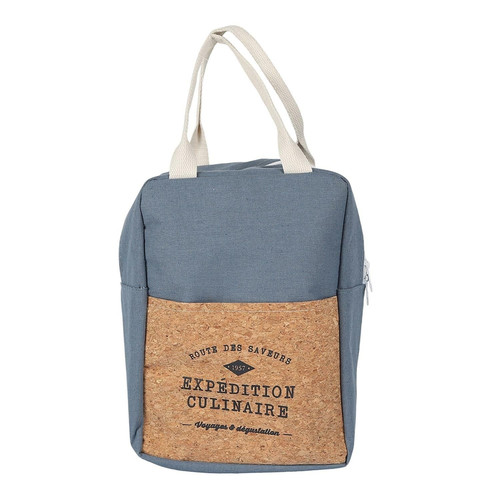 Lunch Bag Refreshing Cork 5l, blue