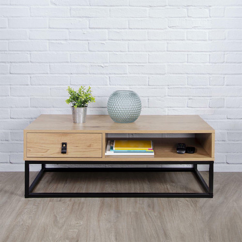 Coffee Table Abbott, oak/black