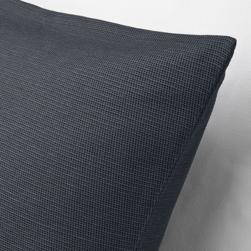 JORDTISTEL Cushion cover, black-blue, 50x50 cm