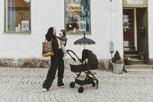 Elodie Details Carrycot Elodie MONDO - Black 0-6m