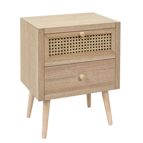 Nightstand Bedside Table Canano Max, natural