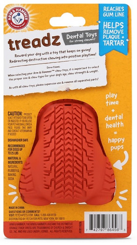 Arm&Hammer Super Treadz Dental Toy for Dogs Gorilla Small