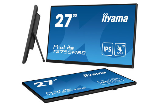 IIYAMA 27" Monitor T2755MSC-B1 USB HDMI IPS 5ms