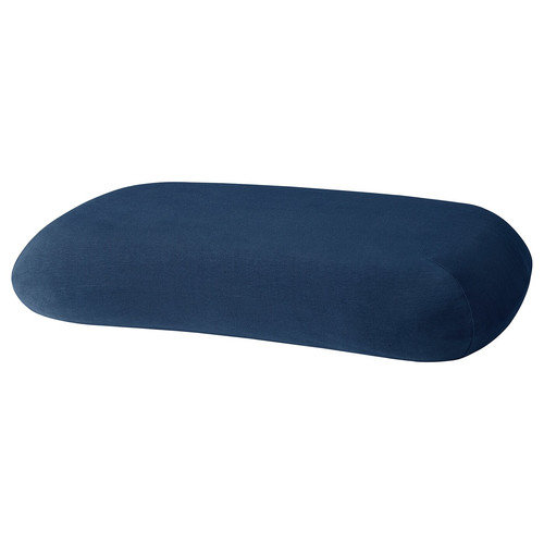 TÖCKENFLY Pillowcase for ergonomic pillow, dark blue, 29x43 cm