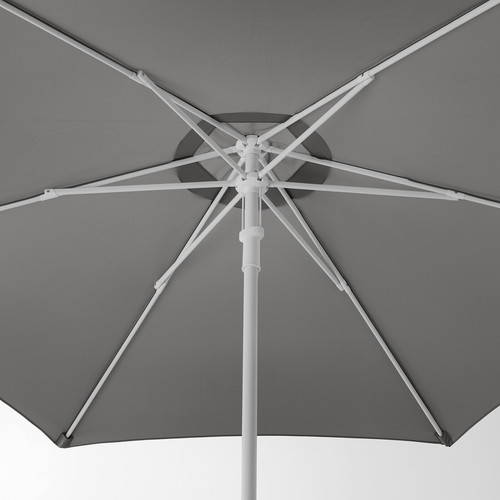 HÖGÖN Parasol, grey, 270 cm