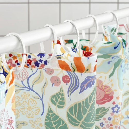 STRANDLUMMER Shower curtain, multicolour, 180x200 cm