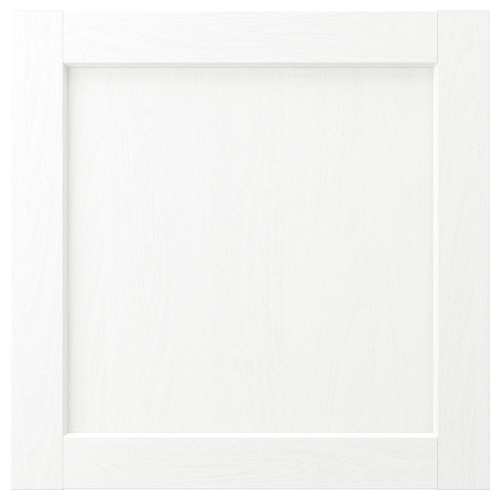 ENKÖPING Door, white wood effect, 60x60 cm
