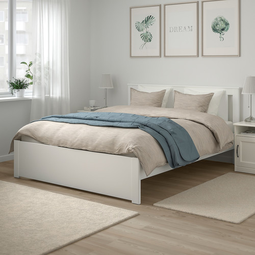 SONGESAND Bed frame, white, Leirsund, 160x200 cm