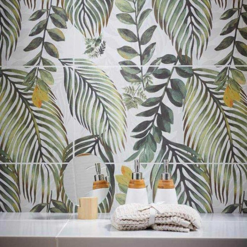 Decorative Wall Tile Perlina 61.8 x 60.8 cm, 1pc, flower