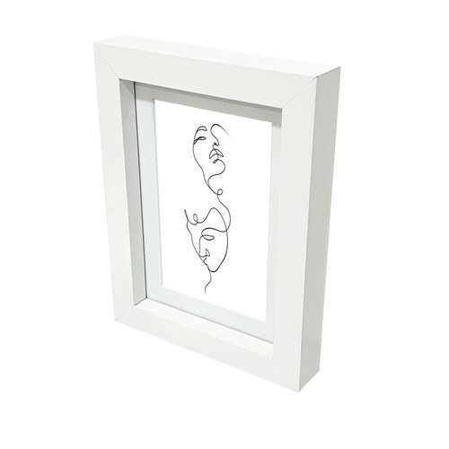 GoodHome Picture Frame Islande 13 x 18 cm, white