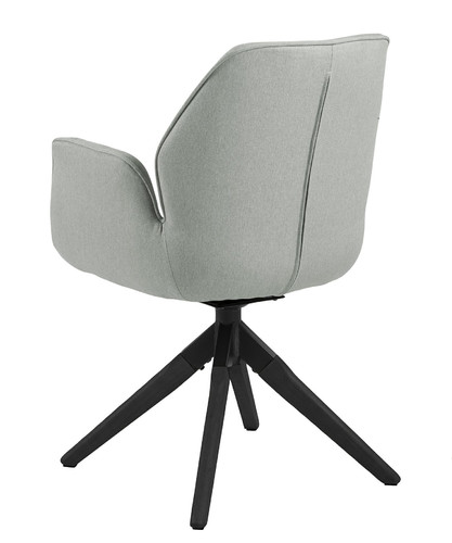 Swivel Chair Aura, auto return, light grey