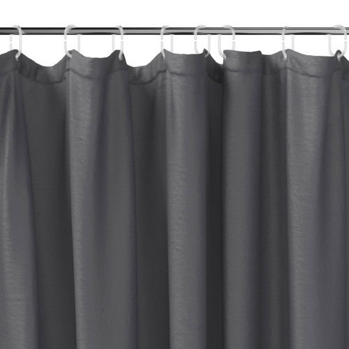 Shower Curtain GoodHome Koros 180 x 200 cm, anthracite