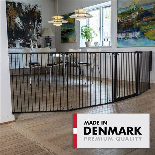Baby Dan Carl Wide XXX outdoor safety gate, black