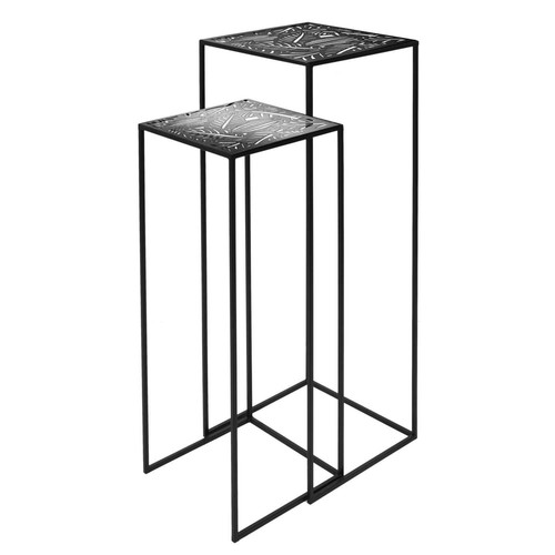 Side Tables Plant Stands Set of 2 Intesi Havana