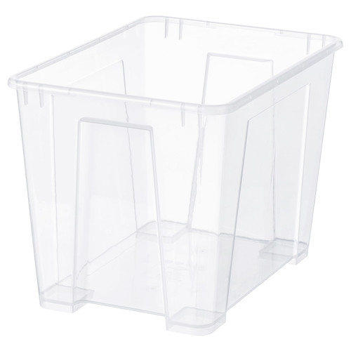 SAMLA Box, transparent, 39x28x28 cm/22 l