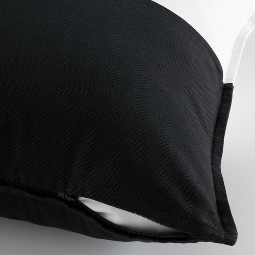 TOSSDAN Cushion cover, white/black, 50x50 cm