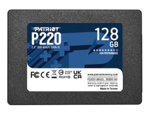 Patriot SSD 128GB P220 550/480 MB/s SATA III 2.5