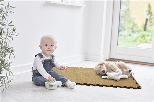 Baby Dan Soft foam play mat, cork