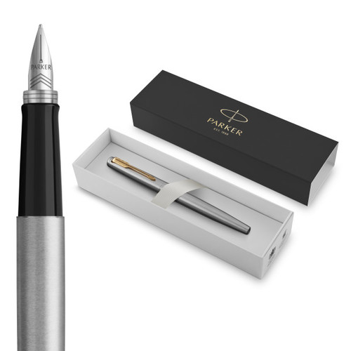 Parker Fountain Pen Jotter Steel GT