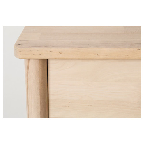 BJÖRKSNÄS Chest of 5 drawers, birch, 90x90 cm