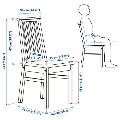 ÅLHULT Chair, black/Bomstad black