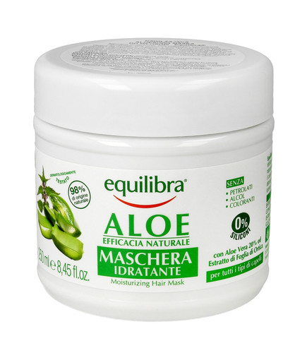 Equilibra Moisturizing Hair Mask Aloe Vera 98% Natural 250ml