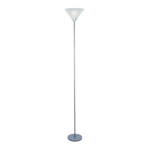 Floor Lamp E27, silver