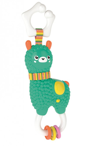 Baby Clementoni Happy Alpaca Rattle Light & Melodies 3m+