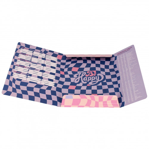 Document File Folder with Elastic Band A4 1pc Unique, assorted patterns