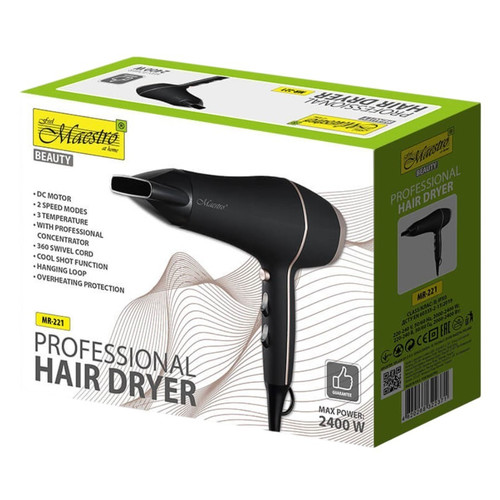 Feel Maestro 2400W DC Motor Hair Dryer MR-221