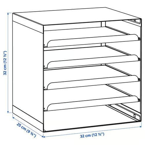 HARVMATTA Letter tray, anthracite