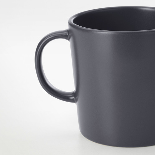 DINERA Mug, dark grey, 30 cl