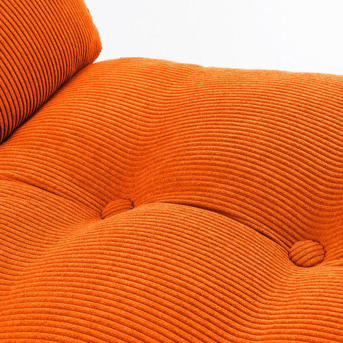 DYVLINGE Swivel armchair, Kelinge orange