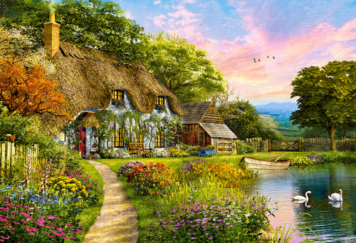 Castorland Jigsaw Puzzle Countryside Cottage 1500pcs
