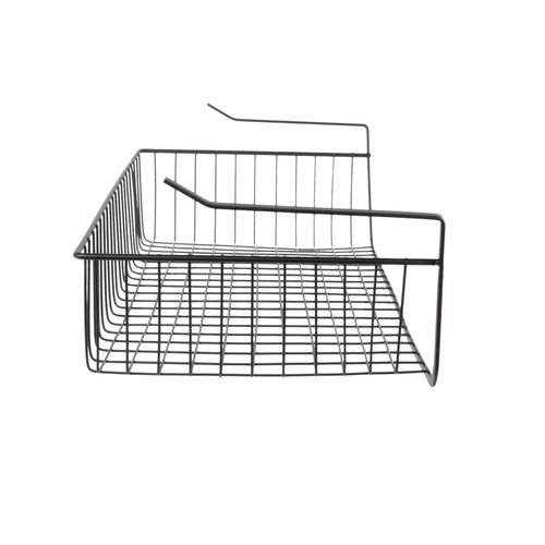 Under-Shelf Wire Basket, size L, black